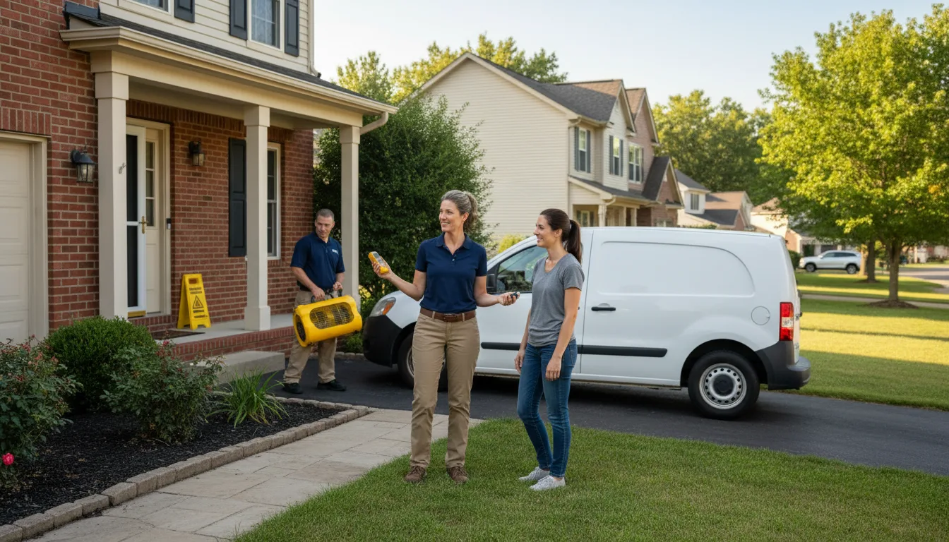 Water restoration image for Water Damage & Restoration Services in Elbert, WV